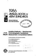 Cover of: Annual Book of Astm Standards, 1986 by 