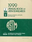 Cover of: Test Methods for Rating Motor, Diesel and Aviation Fuels, Catalysts (Annual Book of a S T M Standards Volume 0504) by 