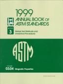 Cover of: Magnetic Properties (Annual Book of a S T M Standards Volume 0304) | 