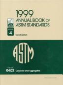 Cover of: Annual book of ASTM standards. by American Society for Testing and Materials