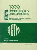 Cover of: Annual book of ASTM standards. by American Society for Testing and Materials