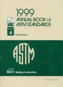 Cover of: Building Constructions (Annual Book of a S T M Standards Volume 0411) by 