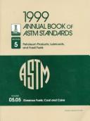 Cover of: Gaseous Fuels, Coal and Coke (Annual Book of a S T M Standards Volume 0505) by 