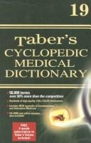 Cover of: Taber's Cyclopedic Medical Dictionary: Deluxe/Indexed (Taber's Cyclopedic Medical Dictionary (Deluxe Version))