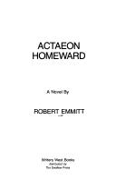 Cover of: Actaeon Homeward by Robert Emmitt