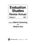 Cover of: Evaluation Studies Review Annual: Volume 2 (Evaluation Studies Review Yearbook)