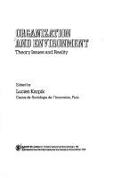 Cover of: Organization and Environment: Theory, Issues and Reality