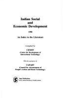 Cover of: Indian Social and Economic Development 1988: An Index to the Literature (Indian Social and Economic Development)