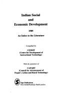 Cover of: Indian Social and Economic Development 1989 by CENDIT, CENDIT