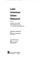 Cover of: Latin American Urban Research