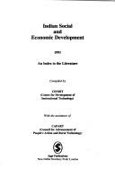 Cover of: Indian Social and Economic Development 1991 by CENDIT