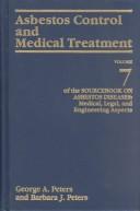 Cover of: Sourcebook on Asbestos Diseases: Asbestos Control & Medical Treatment