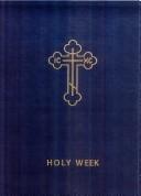 Cover of: Holy Week by David Drillock