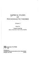Empirical Studies of Psychoanalytic Theories, V. 2 (Empirical Studies of Psychoanalytical Theories) by Joseph Masling