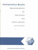 Cover of: Mathematics Books Recommendations for High School and Public Libraries