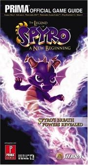 Cover of: The Legend of Spyro: A New Beginning (Prima Official Game Guide)