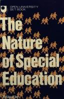 Cover of: Nature of Special Education by Tony Booth