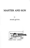 Cover of: Master and Son