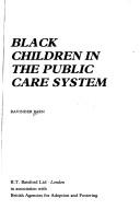 Cover of: Black Children in the Public Care System by Ravinder Barn