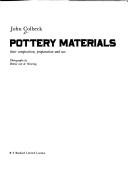 Cover of: Pottery Materials by John Colbeck