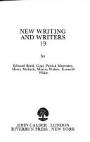 Cover of: New Writing and Writers 19