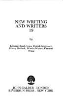 Cover of: New writing and writers. | 