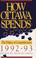 Cover of: How Ottawa spends, 1992-93