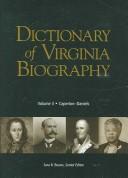 Cover of: Dictionary of Virginia Biography: Volume III: Caperton- Daniels