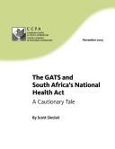 Cover of: Gats and Southa Frica's National Health Act: A Cautionary Tale