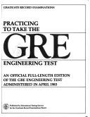 Cover of: Practicing to Take the GRE Engineering Test by Educational Testing Services