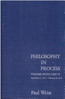Cover of: Philosophy in Process (S U N Y Series in Philosophy)