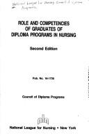 Role and competencies of graduates of diploma programs in nursing by National League for Nursing. Council of Diploma Programs.