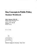 Cover of: Key Concepts in Public Policy: Student Workbook (Pub.)