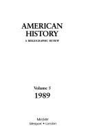 Cover of: American History: A Bibliographic Review, Volume 5