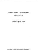 Cover of: CANADIAN REFERENCE SOURCES.  Selective Guide