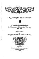 Cover of: Le Triomphe De Marivaux by Magdy Badir, Magdy Badir