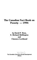 Cover of: The Canadian Fact Book on Poverty, 1994
