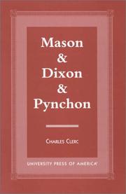 Cover of: Mason & Dixon & Pynchon by Charles Clerc