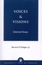 Cover of: Voices & visions: selected essays