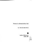 Cover of: Frauen in Altsumerischer Zeit (Bibliotheca Mesopotamica)
