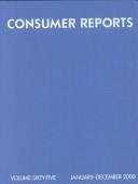 Cover of: Consumer Reports: January-December 2000 (Consumer Reports (Bound Volume), 2000)