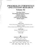 Cover of: Progress in Cybernetics and Systems Research