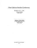 Cover of: First Galician Studies Conference: October 10-11, 1985, University of Maine Press