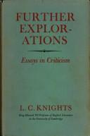 Cover of: Further Explorations Essays in Criticism