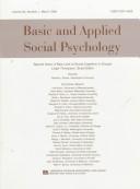 Cover of: A New Look at Social Cognition in Groups: A Special Issue of basic and Applied Social Psychology (Basic and Applied Social Psychology, Vol 20, No 1)