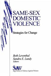 Cover of: Same-Sex Domestic Violence by 