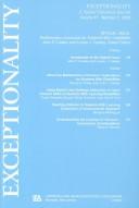 Cover of: Mathematics Instruction for Students With Disabilities: A Special Issue of exceptionality (Exceptionality)
