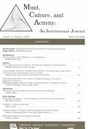 Cover of: Narrating and Theorizing Activity in Educational Settings (Mind, Culture, and Activity, Vol. 11, No. 1, 2004)