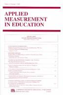 Cover of: Verically Moderated Standard Setting (Applied Measurement in Education) by Gregory J. Cizek