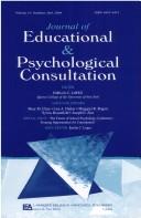 Cover of: The Future of School Psychology Conference: Framing Opportunities for Consultation